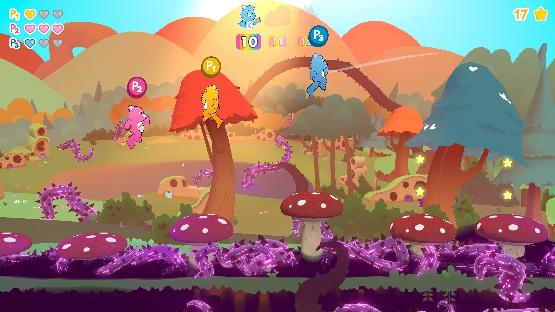 image-16 世界中で大人気の「ケアベア」がアクションゲームになった