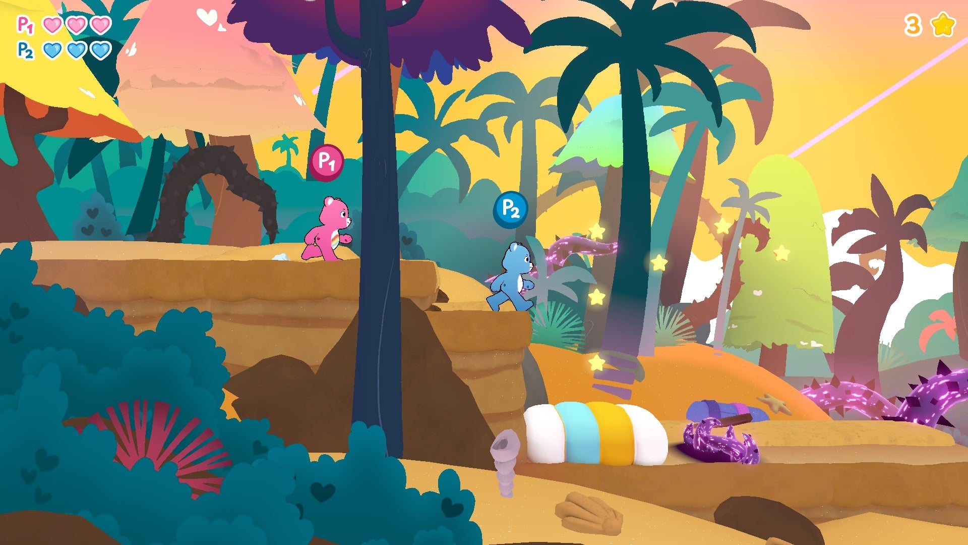 image-19 世界中で大人気の「ケアベア」がアクションゲームになった