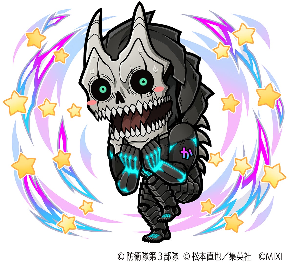 25121-607-0fef300310383188a3a7f5b72f8fec3d-1200x1100-1 アニメ『怪獣８号』×『コトダマン』初コラボを12月25日（水）より開催