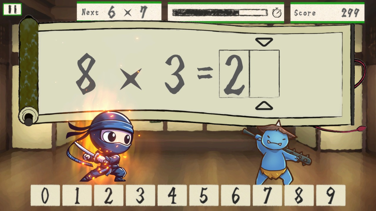 楽しくかけ算を習得できるゲーム「デンカケ!～電撃掛け算～」がSteamで配信開始