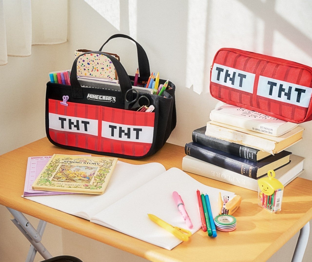 「マインクラフト」の整理用ポーチでかたづけ名人になろう